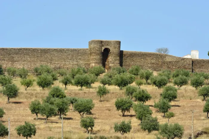 Framed Print : Veiros medieval castle. Alentejo, Portugal