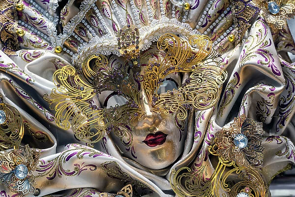 Venetian carnival mask, Venice, Veneto, Italy