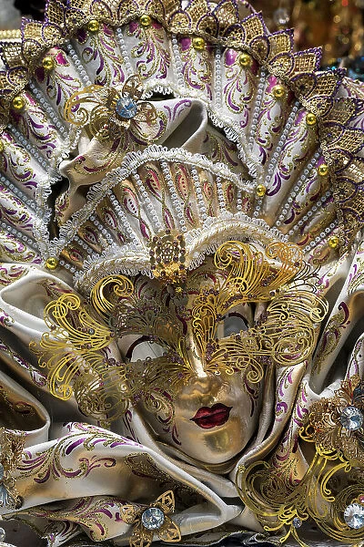 Venetian carnival mask, Venice, Veneto, Italy