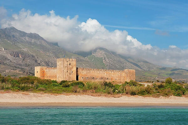 Venetian fortress, Frangokastello, Chania, Crete, Greek Islands, Greece