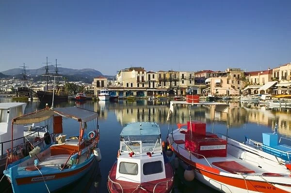 Venetian Harbour, Rethymno, Crete, Greece