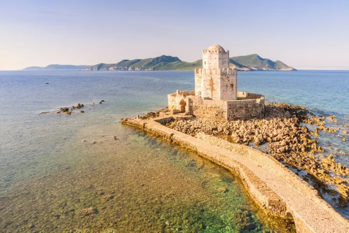 Framed Print : The venetian medieval fortress of Methoni, Messenia Region, Peloponnese, Greece Framed Print : The venetian medieval fortress of Methoni, Messenia Region, Peloponnese, Greece