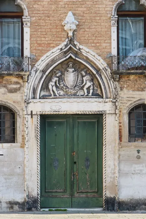Framed Print : Venetian style doorway, Castello, Venice, Veneto, Italy Framed Print : Venetian style doorway, Castello, Venice, Veneto, Italy