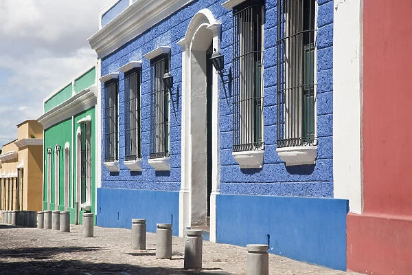Venezuela, Ciudad Bolivar, Historic Center, Plaza Bolivar, Colonial buildings