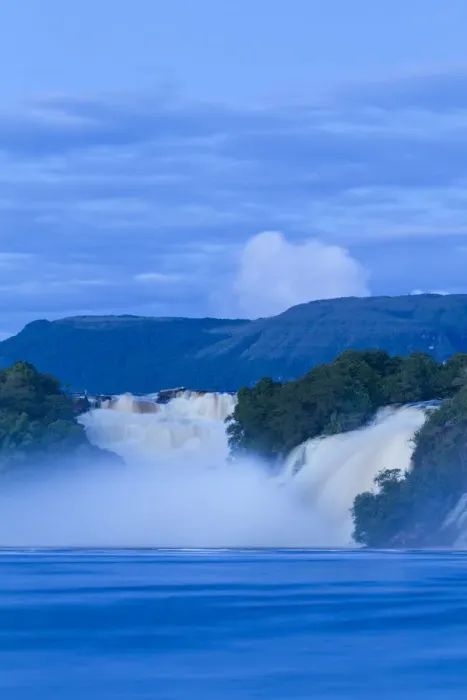 Framed Print : Venezuela, Guayana, Canaima National Park, Canaima Lagoon, Hacha falls Framed Print : Venezuela, Guayana, Canaima National Park, Canaima Lagoon, Hacha falls