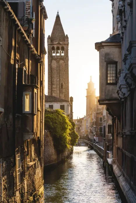 Framed Print : Venice, Veneto, Italy. Campo San Barnaba at sunset Framed Print : Venice, Veneto, Italy. Campo San Barnaba at sunset
