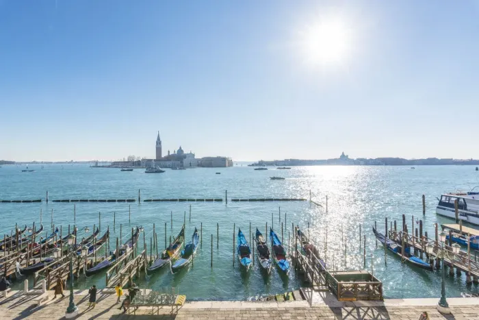 Framed Print : Venice, Veneto, Italy. High angle view over Riva degli Schiavoni and San Giorgio Maggiore Framed Print : Venice, Veneto, Italy. High angle view over Riva degli Schiavoni and San Giorgio Maggiore