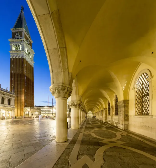 Framed Print : Venice, Veneto, Italy. San Marco Square at night Framed Print : Venice, Veneto, Italy. San Marco Square at night