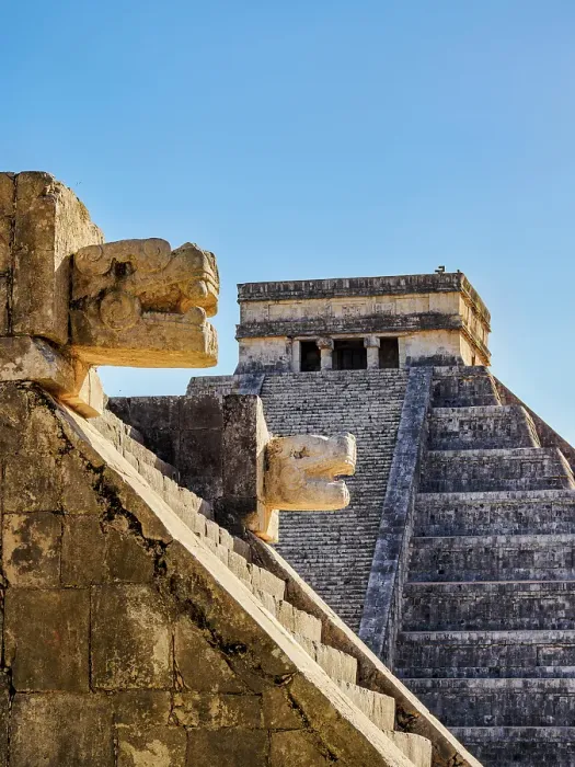 Framed Print : The Venus Platform and El Castillo or Temple of Kukulcan, Chichen Itza, Yucatan State, Mexico