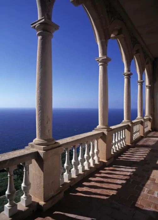 Framed Print : Verandah of mansion Framed Print : Verandah of mansion