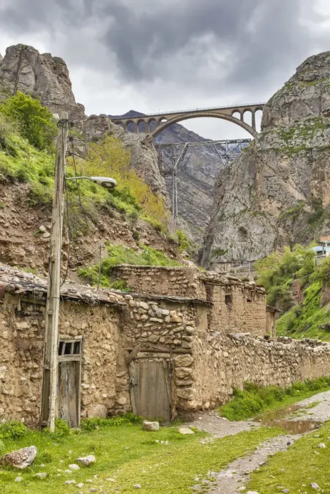 Framed Print : Veresk Bridge, Trans-Iranian Railway, Savadkuh County, Mazandaran Province, Iran Framed Print : Veresk Bridge, Trans-Iranian Railway, Savadkuh County, Mazandaran Province, Iran