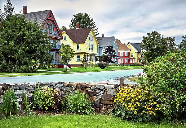 Vermont, Lydon, Victorian Style Homes, Autumn