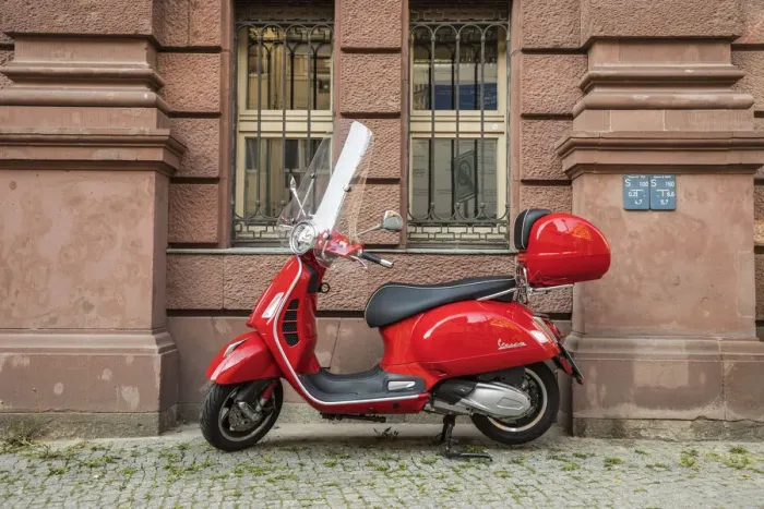 Framed Print : Vespa moped, Berlin, Germany Framed Print : Vespa moped, Berlin, Germany