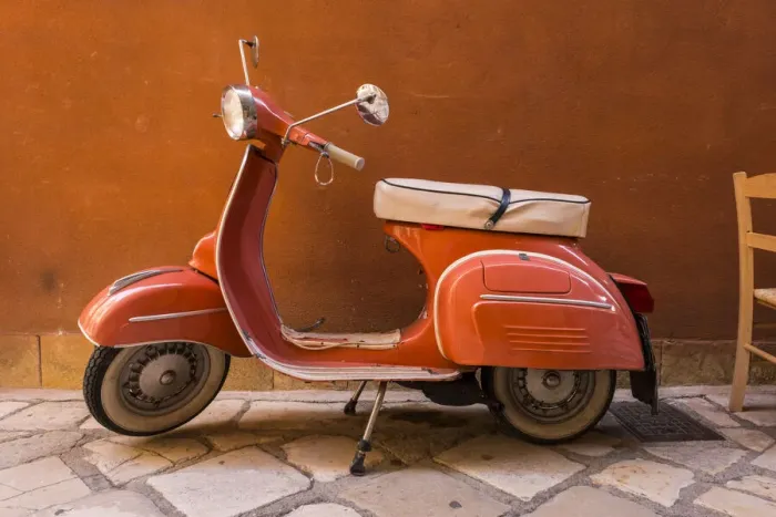Framed Print : Vespa moped, Corfu Town, Corfu, Ionian Islands, Greece Framed Print : Vespa moped, Corfu Town, Corfu, Ionian Islands, Greece