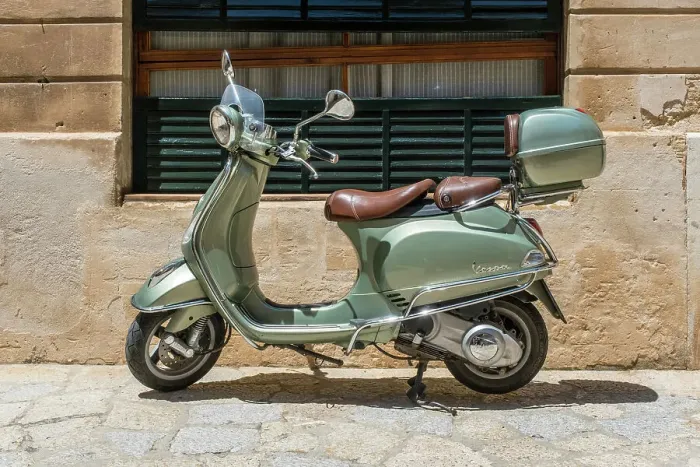 Framed Print : Vespa, Pollenca, Serra de Tramuntana, Mallorca, Balearic Islands, Spain Framed Print : Vespa, Pollenca, Serra de Tramuntana, Mallorca, Balearic Islands, Spain