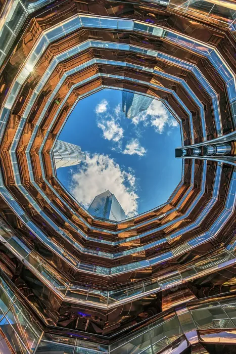 Framed Print : The Vessel, Hudson Yards, Manhattan, New York, USA