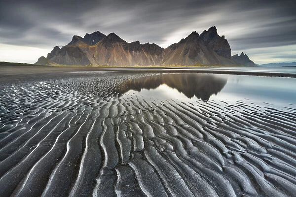 Framed Photography, Black Sand Beach, Iceland -  .br