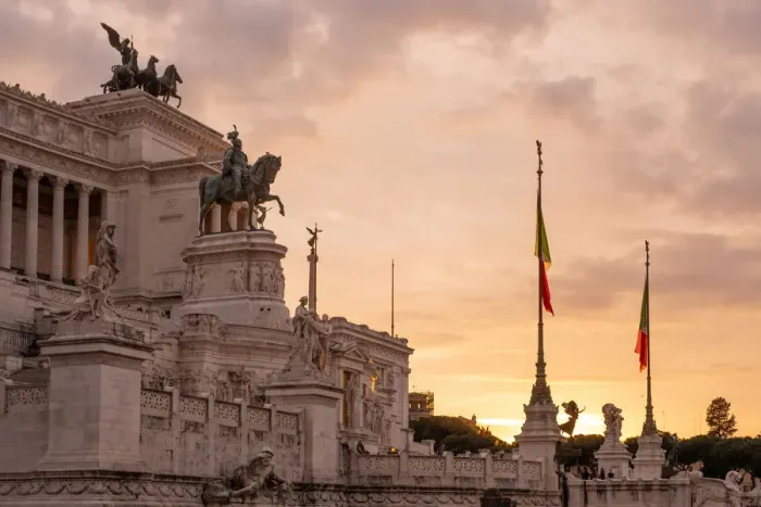 Framed Print : The Victor Emmanuel II Monument or Altare della Patria at sunset Europe, Italy Framed Print : The Victor Emmanuel II Monument or Altare della Patria at sunset Europe, Italy