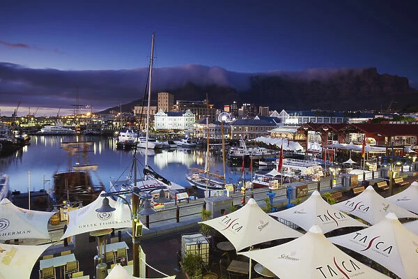 Victoria and Alfred Waterfront at dawn, Cape Town, Western Cape, South Africa