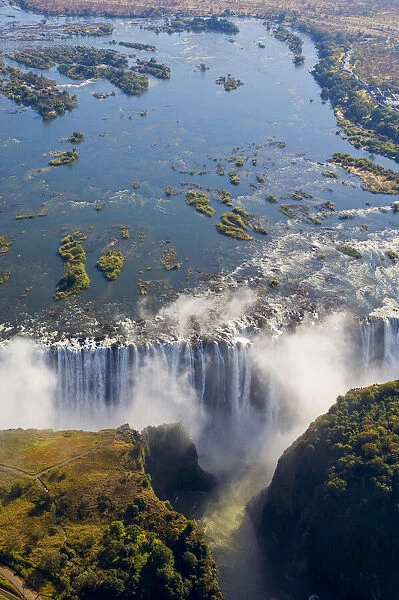 Victoria Falls, Zambesi River, Zambia - Zimbabwe border
