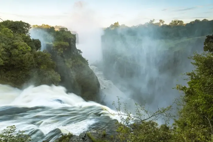 Framed Print : Victoria Falls, Zimbabwe, Africa