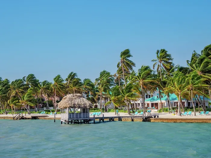 Framed Print : Victoria House Resort at the waterfront of San Pedro Town, Ambergris Caye, Belize District, Belize Framed Print : Victoria House Resort at the waterfront of San Pedro Town, Ambergris Caye, Belize District, Belize