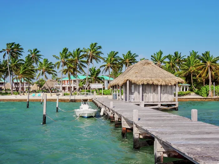Framed Print : Victoria House Resort at the waterfront of San Pedro Town, Ambergris Caye, Belize District, Belize Framed Print : Victoria House Resort at the waterfront of San Pedro Town, Ambergris Caye, Belize District, Belize