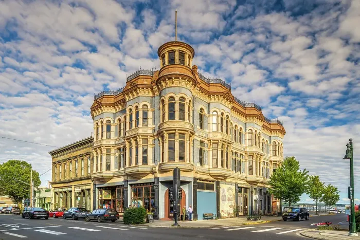Framed Print : Victorian building, Port Townsend, Washington, USA Framed Print : Victorian building, Port Townsend, Washington, USA