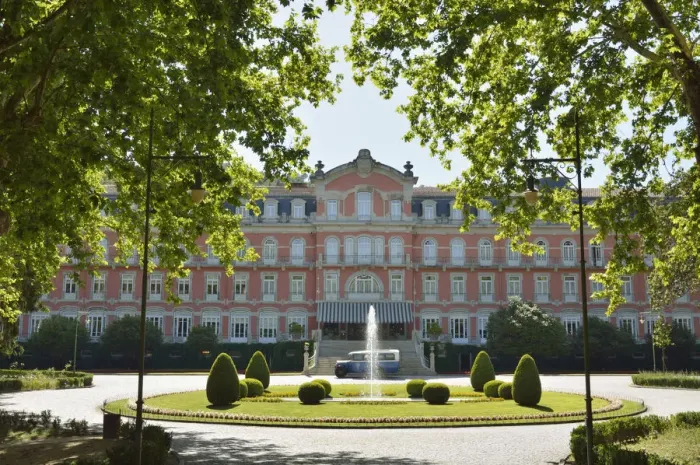 Framed Print : Vidago Palace Hotel, dating back to 1910 and commissioned by King Carlos I. Vidago Framed Print : Vidago Palace Hotel, dating back to 1910 and commissioned by King Carlos I. Vidago