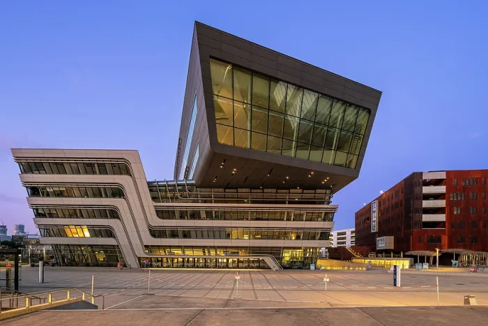 Framed Print : Vienna University of Economics and Business (Wirtschaftsuniversitat Wien), Vienna, Austria