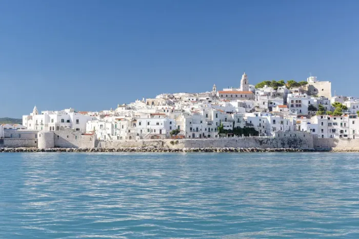 Framed Print : Vieste, taken during a summer boat trip, municipality of Vieste, Foggia province Framed Print : Vieste, taken during a summer boat trip, municipality of Vieste, Foggia province