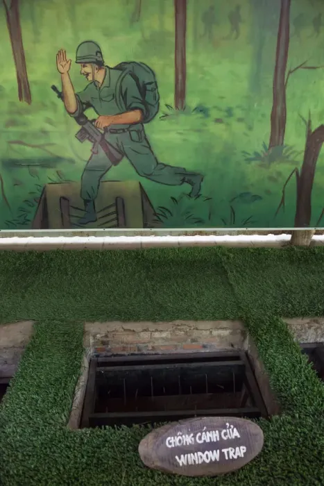 Framed Print : Vietnam, Cu Chi, Cu Chi Tunnels, former underground city used by the Vietcong during