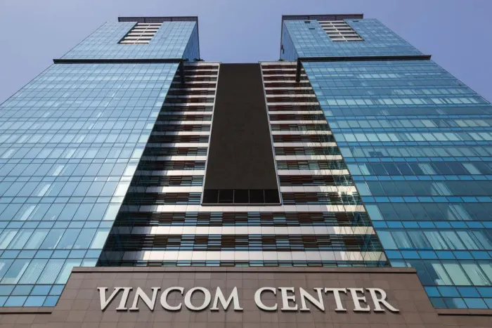Framed Print : Vietnam, Ho Chi Minh City, Vincom Center Building, exterior