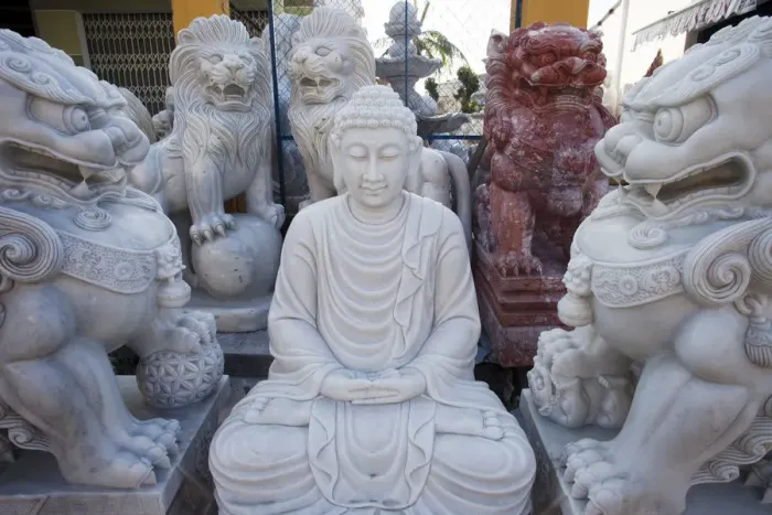 Framed Print : Vietnam, Hoi An, Marble Mountain, Marble Statues for Sale Framed Print : Vietnam, Hoi An, Marble Mountain, Marble Statues for Sale