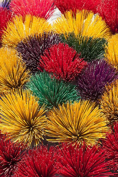Vietnam, Hue, arrangement of incense sticks