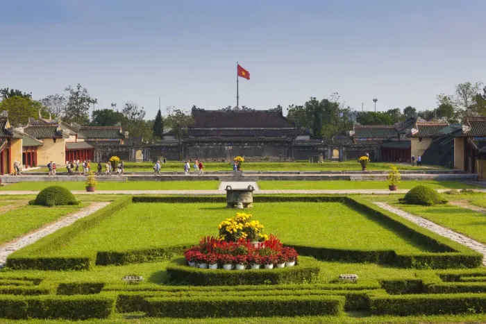 Framed Print : Vietnam, Hue, Hue Imperial City, Halls of the Mandarins, exterior Framed Print : Vietnam, Hue, Hue Imperial City, Halls of the Mandarins, exterior