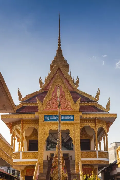 Framed Print : Vietnam, Mekong Delta, Can Tho, Munirensay Khmer Pagoda