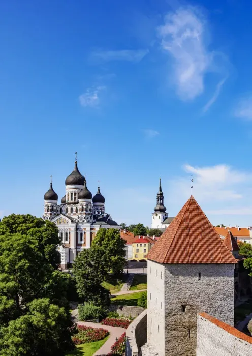 Framed Print : View towards the Alexander Nevsky Cathedral, Old Town, Tallinn, Estonia Framed Print : View towards the Alexander Nevsky Cathedral, Old Town, Tallinn, Estonia