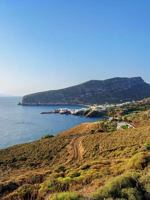Framed Print : View towards Apollonas Village, Naxos Island, Cyclades, Greece Framed Print : View towards Apollonas Village, Naxos Island, Cyclades, Greece