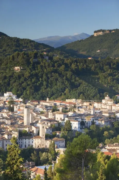 Framed Print : View of Ascoli Piceno, Le Marche, Italy