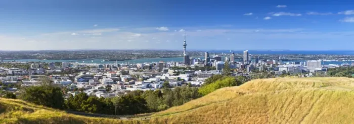 Framed Print : View of Auckland from Mount Eden, Auckland, North Island, New Zealand Framed Print : View of Auckland from Mount Eden, Auckland, North Island, New Zealand