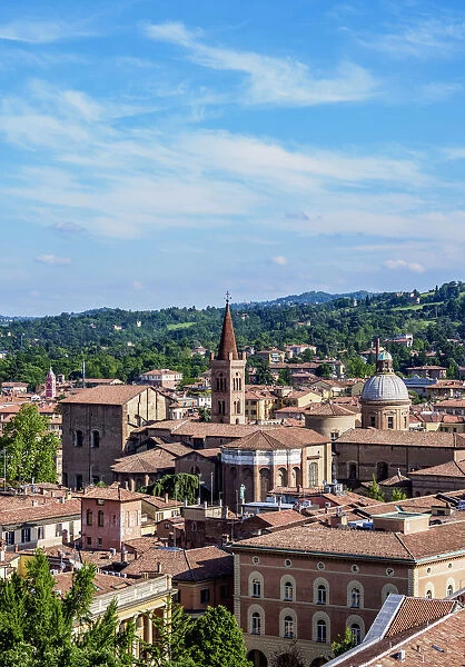 View towards Basilica of San Domenico, Bologna, Emilia-Romagna, Italy