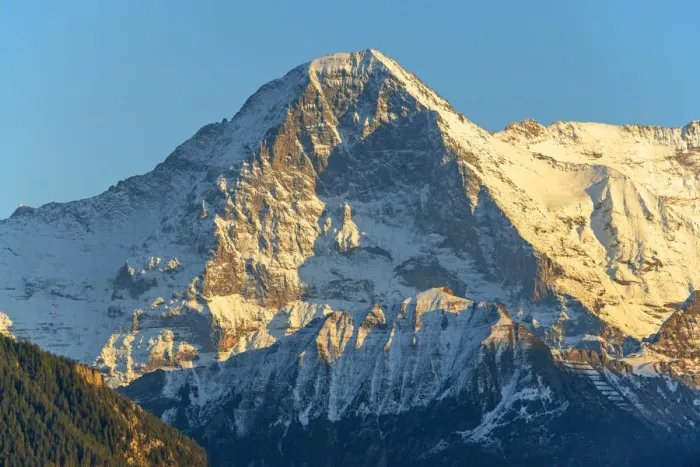 Framed Print : View from Beatenberg on Eiger, Berner Oberland, Switzerland Framed Print : View from Beatenberg on Eiger, Berner Oberland, Switzerland