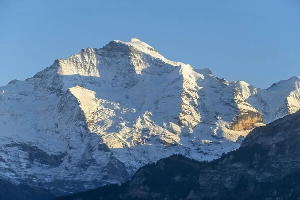 View from Beatenberg on Jungfrau, Berner Oberland, Switzerland