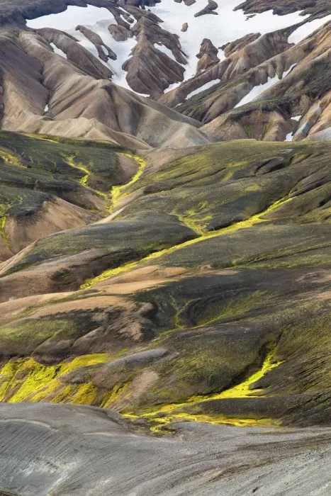 Framed Print : View from the Blahnukur mountain (Landmannalaugar, Fjallabak Nature Reserve, Highlands Framed Print : View from the Blahnukur mountain (Landmannalaugar, Fjallabak Nature Reserve, Highlands