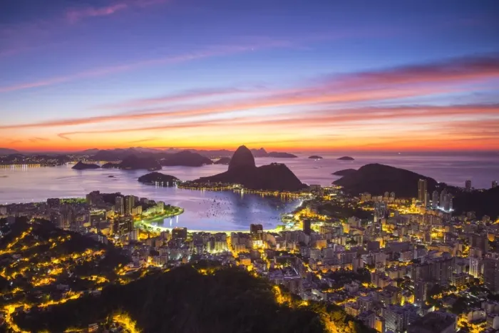 Framed Print : View over Botafogo Bay and the Sugar Loaf, Rio de Janeiro, Brazil Framed Print : View over Botafogo Bay and the Sugar Loaf, Rio de Janeiro, Brazil