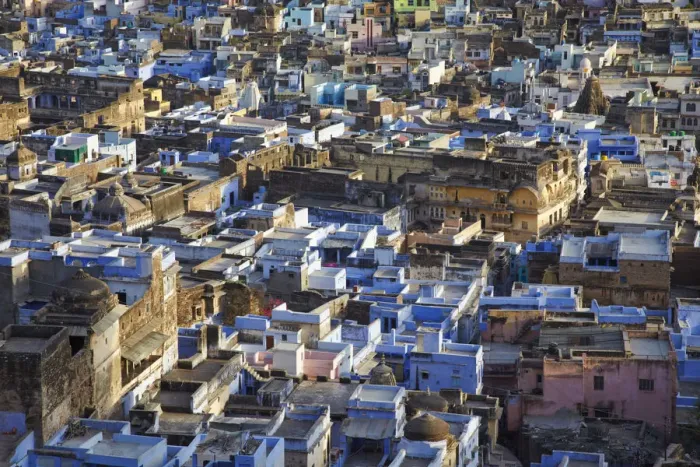 Framed Print : View of Bundi old town, Bundi, Rajasthan, India Framed Print : View of Bundi old town, Bundi, Rajasthan, India