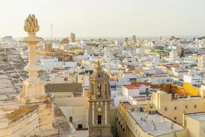 Framed Print : The view from Cadiz cathedral, Cadiz, Andalusia, Spain Framed Print : The view from Cadiz cathedral, Cadiz, Andalusia, Spain