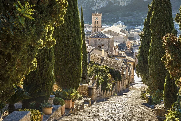 View from Calvary on Pollenca, Mallorca, Spain