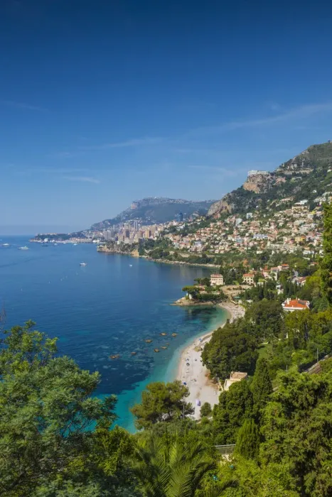 Framed Print : View from Cap Martin towards Monaco, Alpes-Maritimes, Provence-Alpes-Cote D Azur Framed Print : View from Cap Martin towards Monaco, Alpes-Maritimes, Provence-Alpes-Cote D Azur